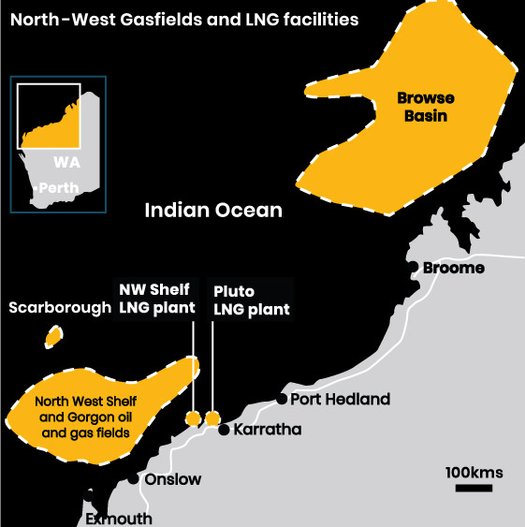 image of Reject Woodside's new Browse Basin and North West Shelf LNG projects